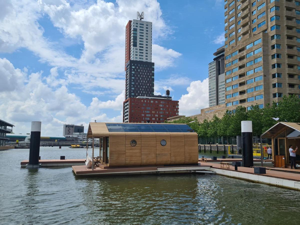 Wikkelboat Nr1 At Floating Rotterdam Rijnhaven Villa Exterior photo