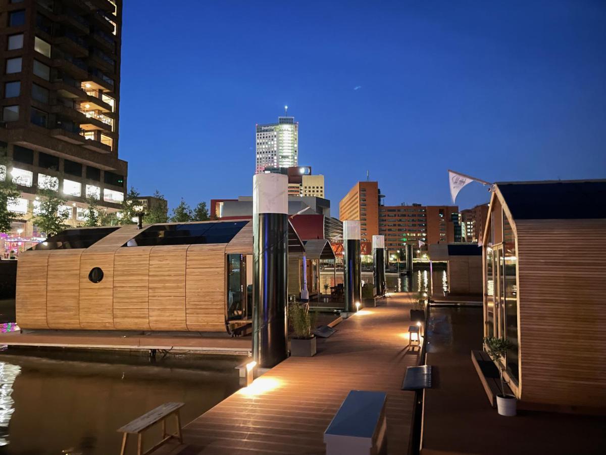 Wikkelboat Nr1 At Floating Rotterdam Rijnhaven Villa Exterior photo